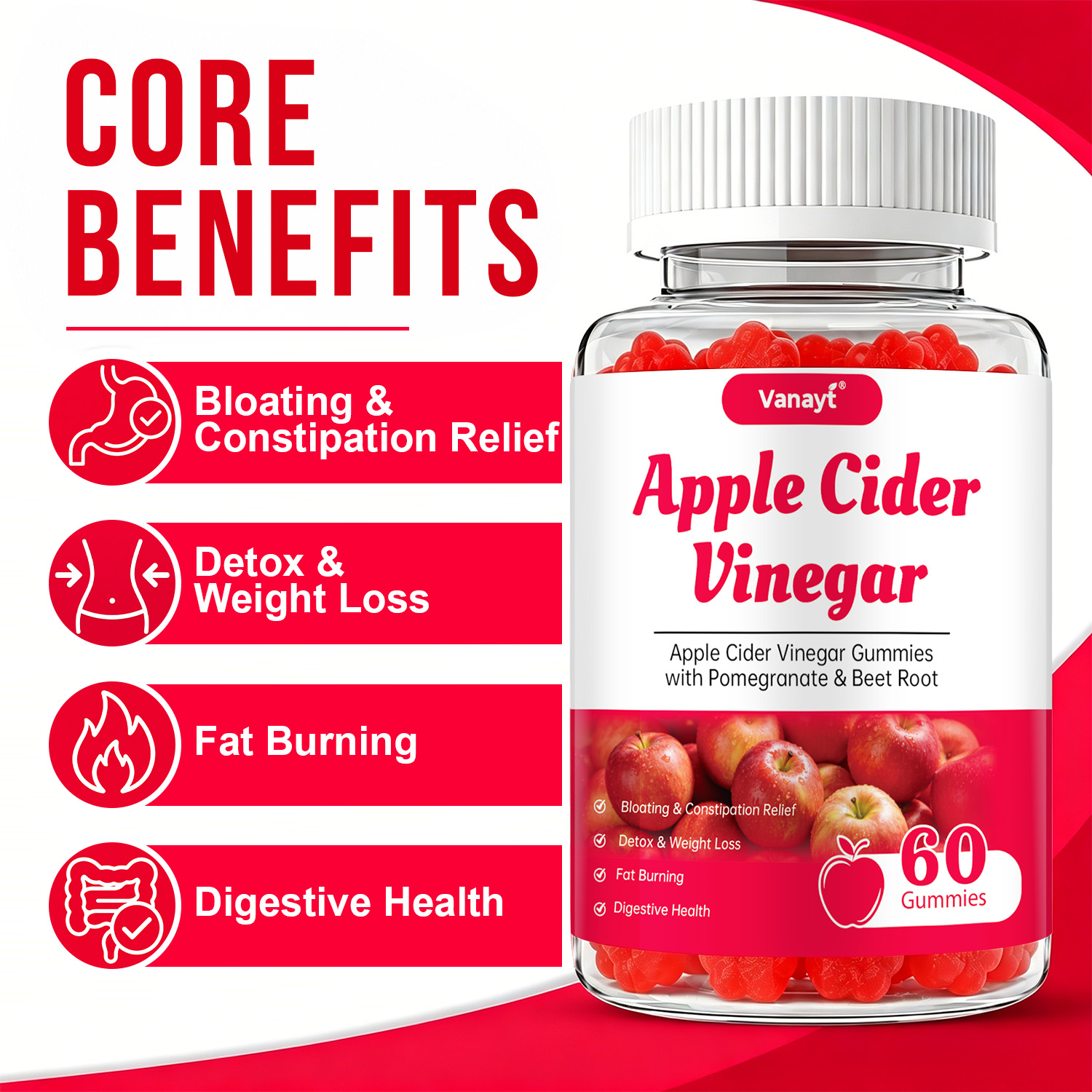 Apple Cider Vinegar Gummies wi - Herbal And Wellness review and price