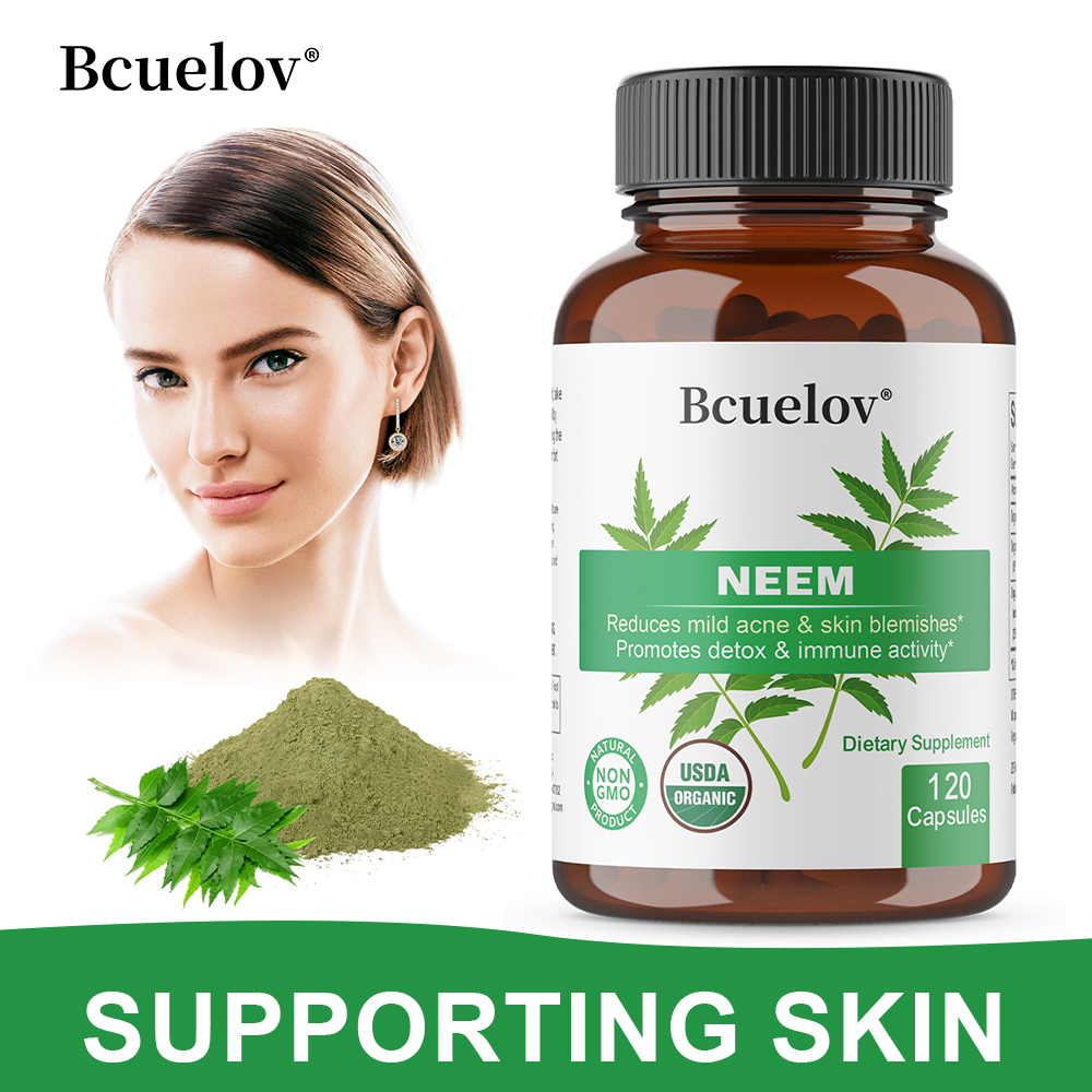 Organic Neem Leaf Capsules, He - Herbal And Wellness review and price