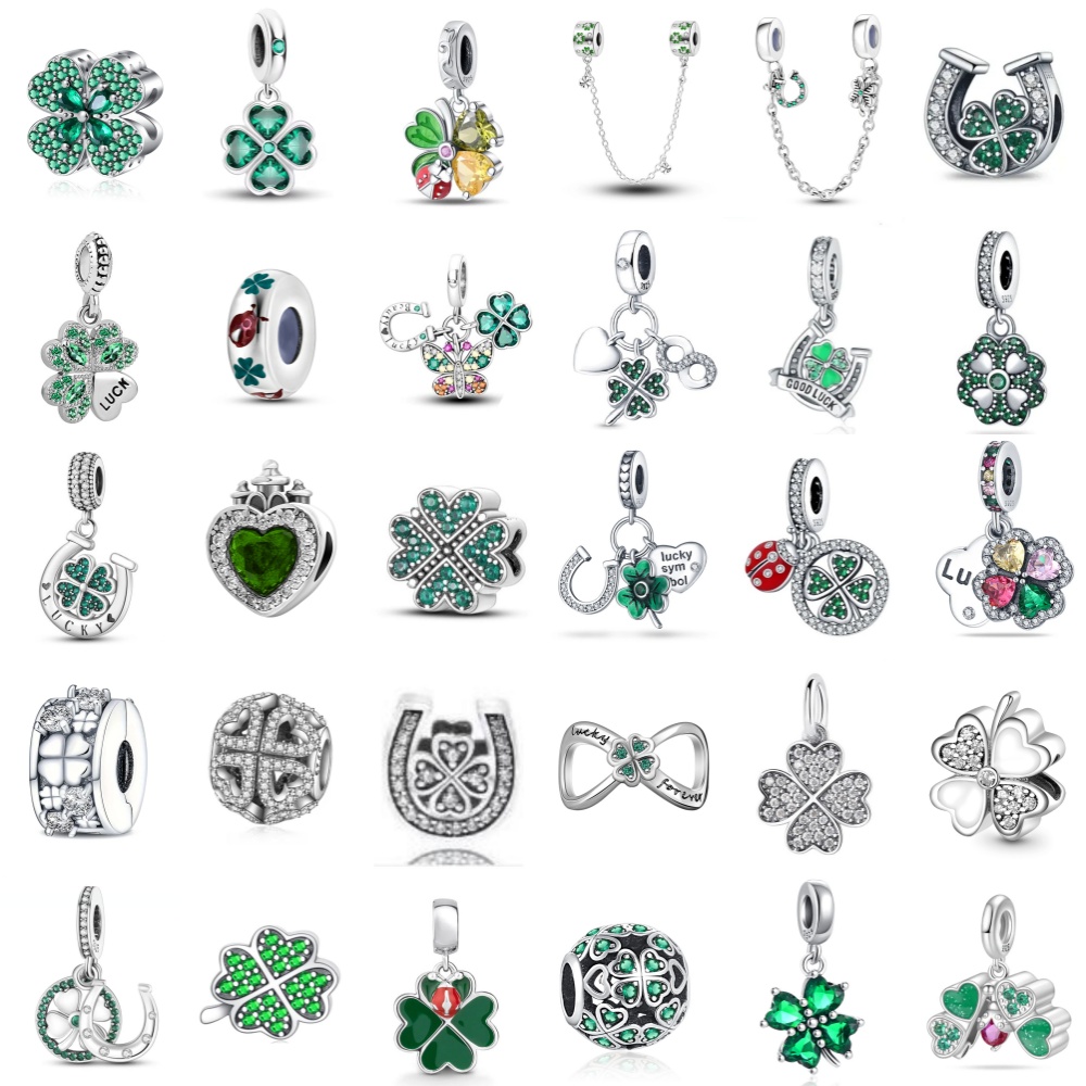 Hot sales 925 Silver Sparkling - Red Clover Flower review and price