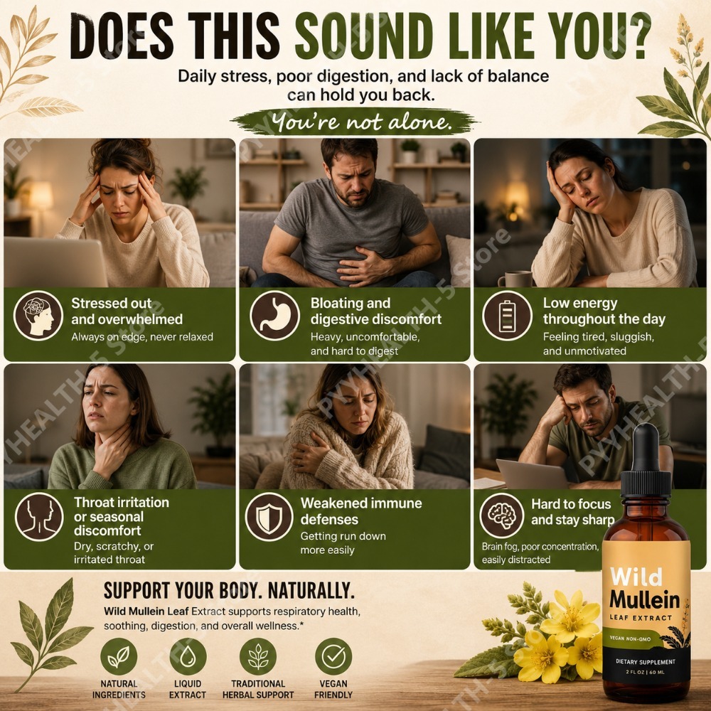 Wild Mullein Leaf Drops with G - Herbal And Wellness review and price