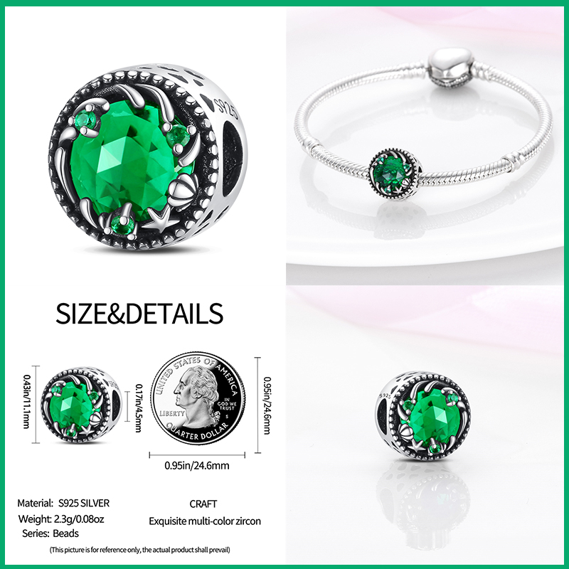 925 Sterling Silver Tree of Li - Red Clover Flower review and price