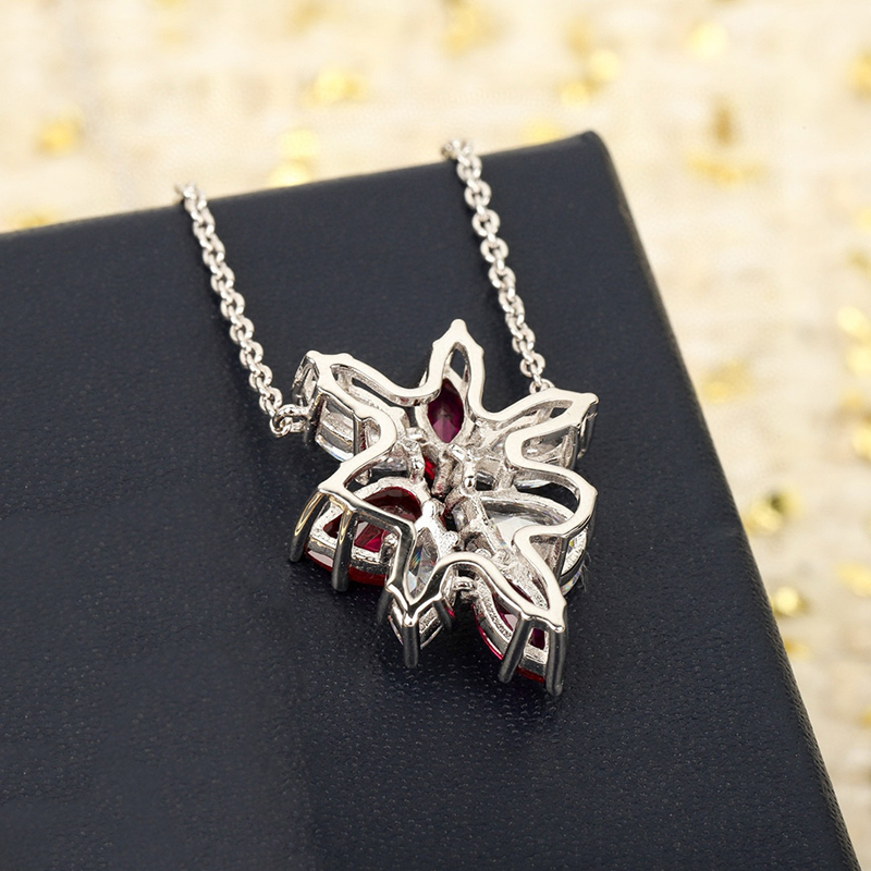 Brand Pure 925 Sterling Silver - Red Clover Flower review and price