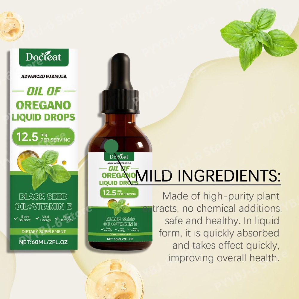 Oregano Oil Liquid Drops 60ml  - Herbal And Wellness review and price