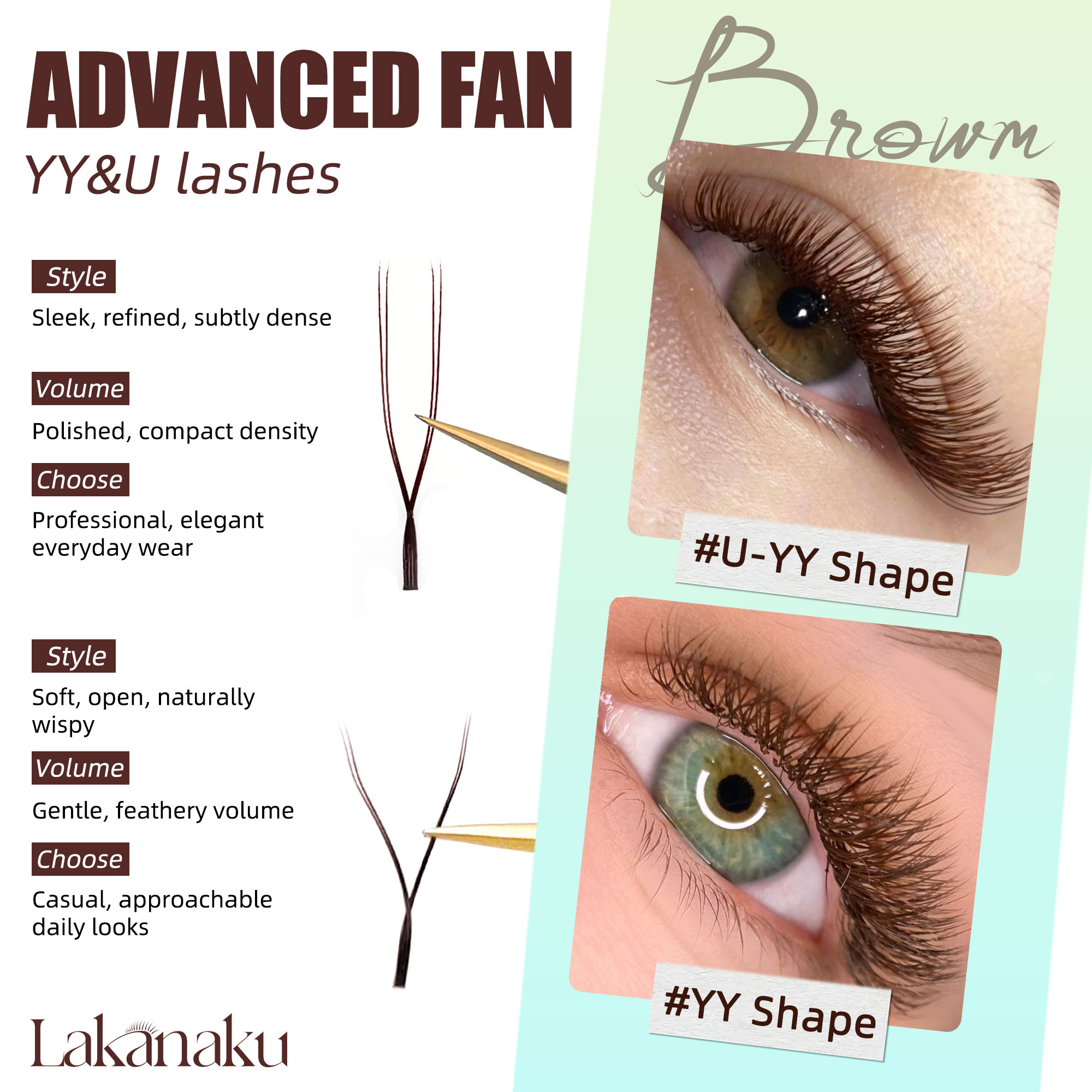 LAKANAKU Dark Brown U Shape YY - Red Clover Flower review and price