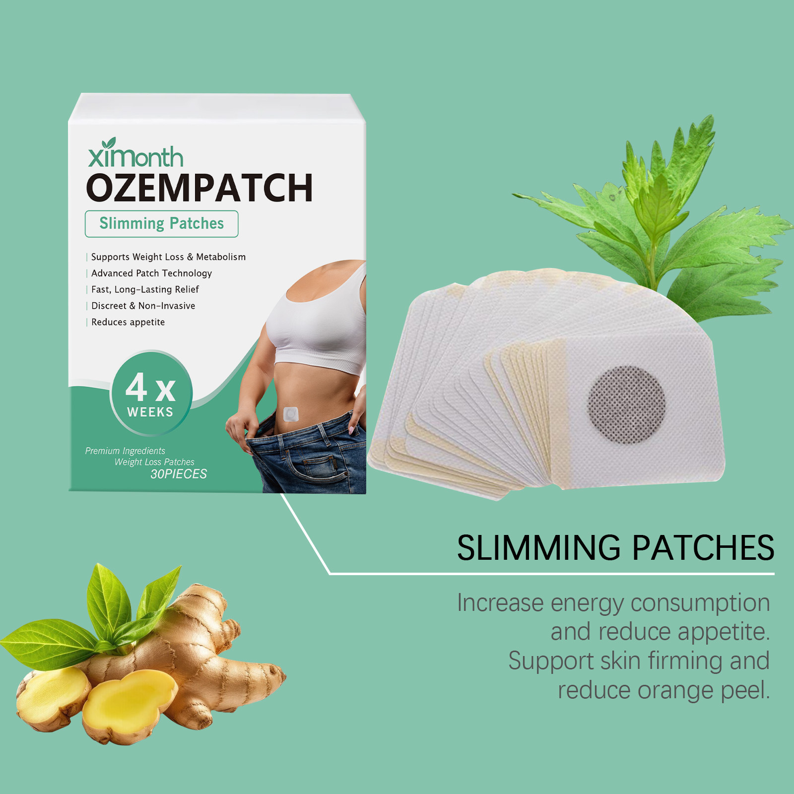 Ximonth Body Shaping Patches I - Herbal And Wellness review and price